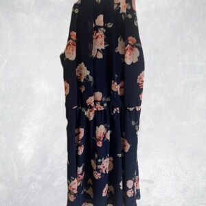 Blue rain floral navy dress from Francesca’s. Perfect condition.